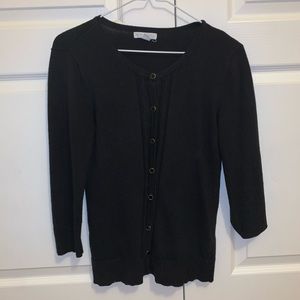 Black cardigan